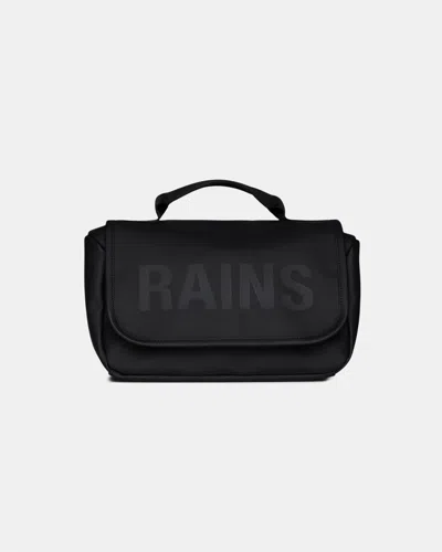 Rains Texel Wash Bag In Black
