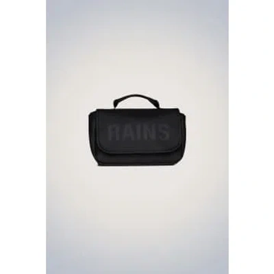 Rains Texel Wash Bag In Black
