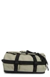 Rains Texel Waterproof Duffle Backpack In Sand