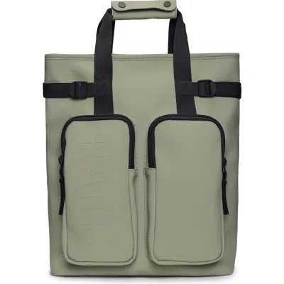 Rains Texel Waterproof Tote Backpack In Sand