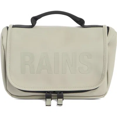 Rains Texel Waterproof Washbag In Sand