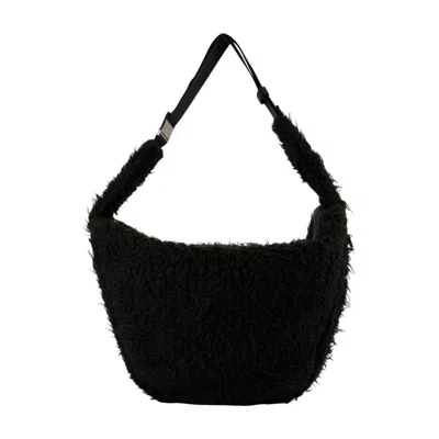 Rains Textured Synthetic Shoulder Bag In Black
