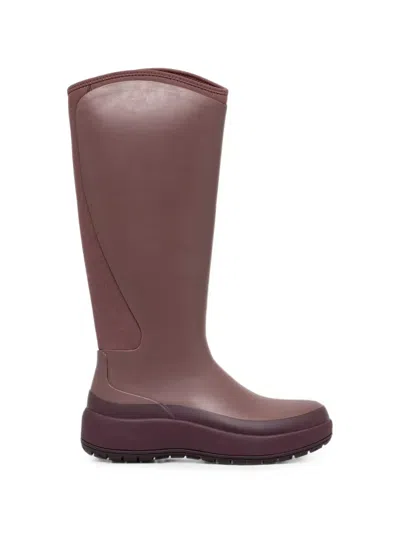 Rains The Dry Boot W High Boots In Burgundy