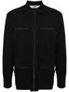Rains Tomar Ripstop Shirt Jacket In Black