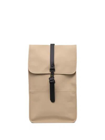 Rains Top-flap Backpack In Neutral