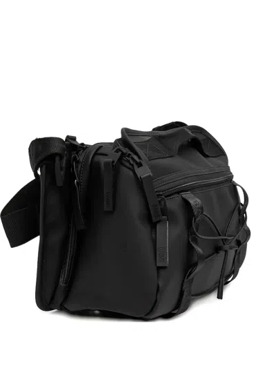 Rains Top-handle Belt Bag In Black