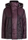 Rains Torna Hooded Padded Nylon Jacket In Pink