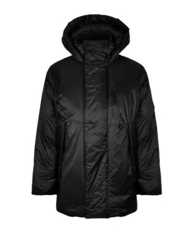 Rains Torna Long Insulated Jacket In Black