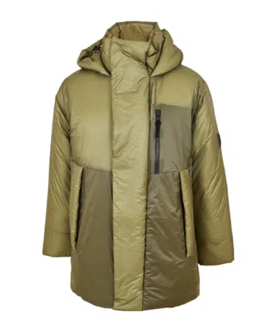 Rains Torna Long Insulated Jacket In Green