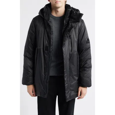 Rains Torna Waterproof Insulated Coat In Black
