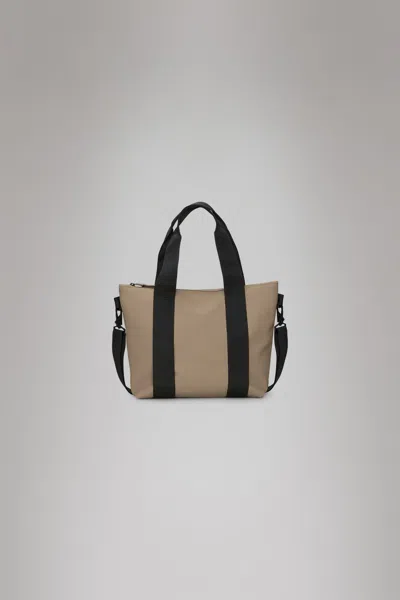 Rains Tote Bag Micro In Beige