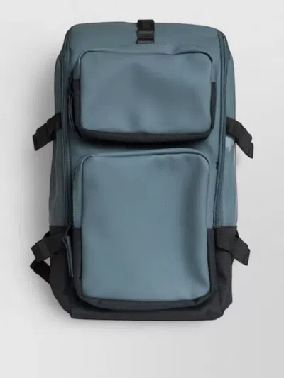 Rains Trail Cargo Backpack Adjustable Straps In Blue