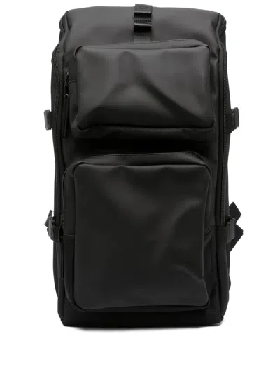 Rains "trail" Cargo Backpack In Black