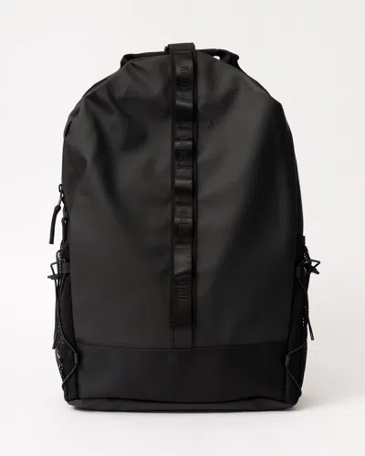 Rains Trail Clip Front Backpack In Black