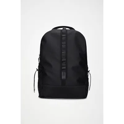 Rains Trail Clip Front Backpack In Black 01