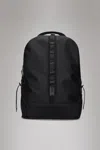 Rains Trail Clip Front Backpack In Black