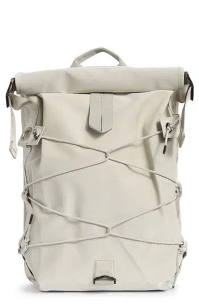 Rains Trail Cord Rolltop Backpack In Black