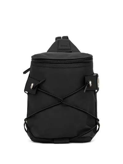 Rains Trail Cord Sling Bag In Black