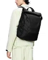 Rains Trail Mount Rolltop Backpack In Black