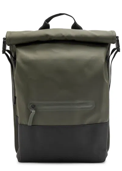 Rains Trail Rolltop Backpack In Green
