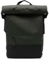 Rains Trail Rolltop Backpack In Grün