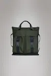 Rains Trail Tote Bag In Green