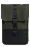 Rains Trail Waterproof Backpack Mini In Green