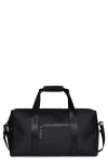 Rains Trail Waterproof Gym Bag In Black
