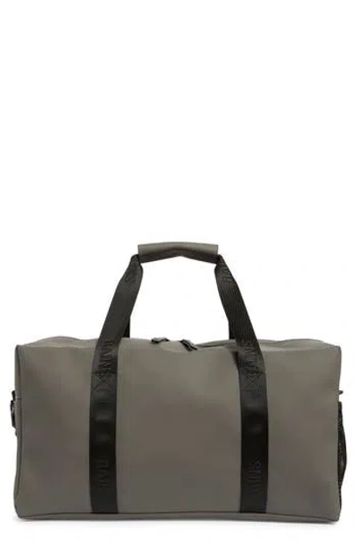 Rains Trail Waterproof Gym Bag In Gray