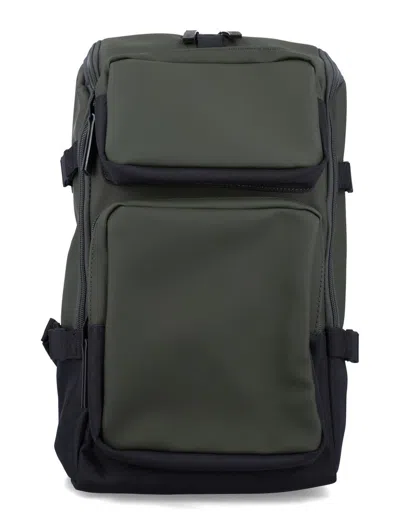 Rains Trailcargo Backpack In Green