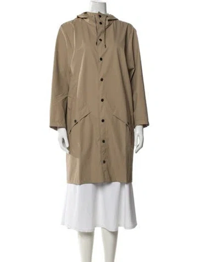 Pre-owned Rains Trench Coat In Neutral