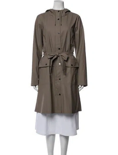 Pre-owned Rains Trench Coat In Neutrals