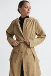 Rains Trench Coat In Sand