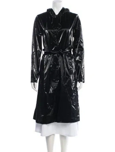 Pre-owned Rains Trench Coat W/ Tags In Blue