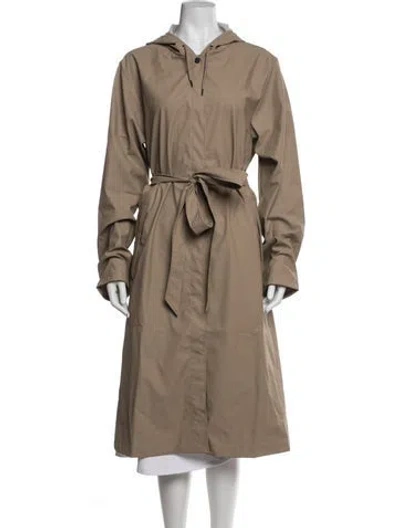 Pre-owned Rains Trench Coat W/ Tags In Neutrals
