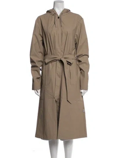 Pre-owned Rains Trench Coat W/ Tags In Neutrals