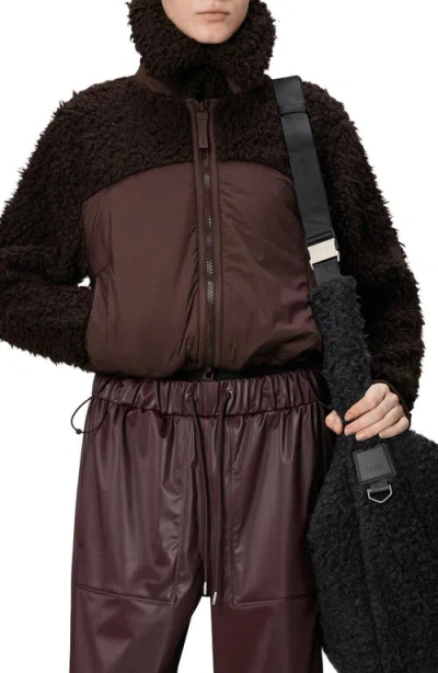 Rains Trikala Vision Fleece Jacket In Brown