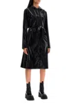 Rains Unisex A-line Longer Rain Jacket In Black