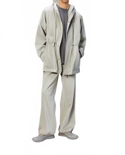 RAINS UNISEX BOLD LONG JACKET IN MATRIX