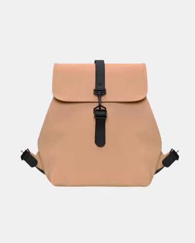 Rains Unisex Bucket Backpack In Orange