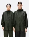 Rains Unisex Fishtail Jacket In Green