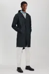 Rains Unisex Fishtail Parka In Navy