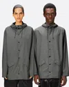 Rains Unisex Jacket In Gray