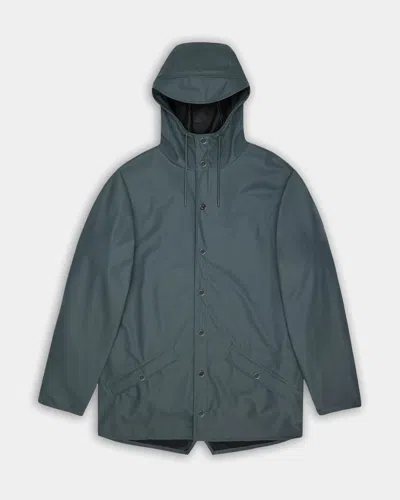 Rains Unisex Jacket In Green