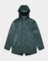 Rains Unisex Jacket In Blue