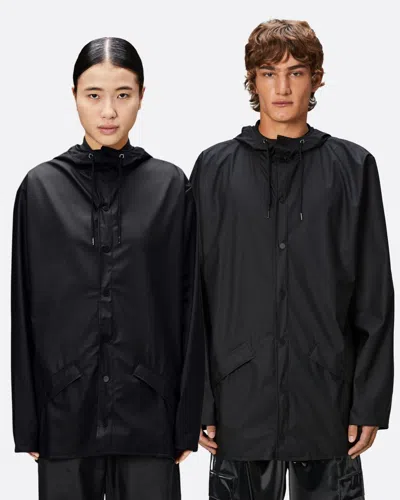 Rains Unisex Jacket In Black