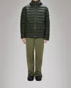 Rains Unisex Lohja Puffer Jacket In Green In Green
