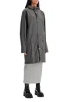 Rains Unisex Long Rain Jacket In Grey