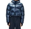 RAINS UNISEX W ALTA PUFFER JACKET IN SONIC