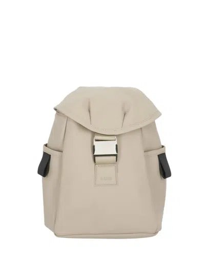 Rains Valera Bucket Backpack In Neutral